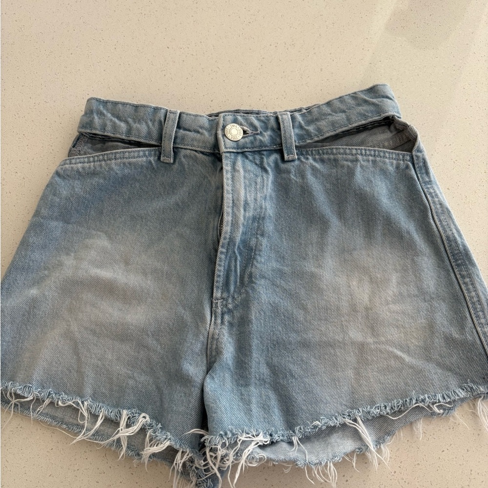 Zara Light Blue Jean Shorts